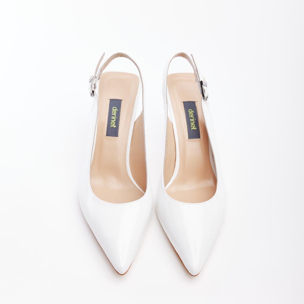 Genuine Leather Women's Patent Leather High Heel Shoes