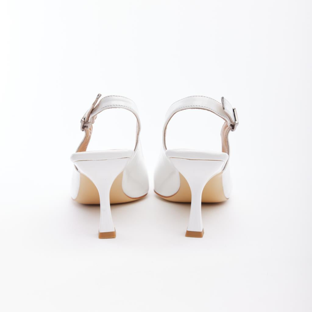 Genuine Leather Women's Patent Leather High Heel Shoes
