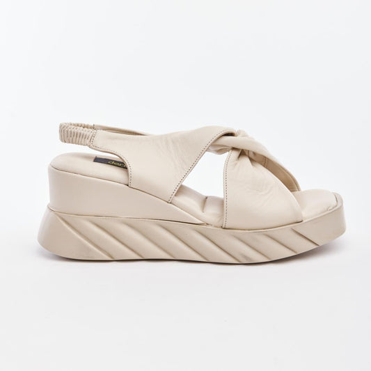 Genuine Leather Elastic Women's Sandals