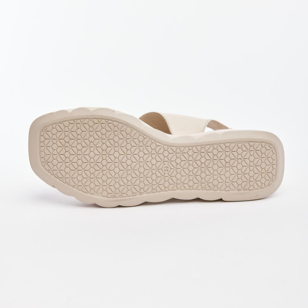 Genuine Leather Elastic Women's Sandals