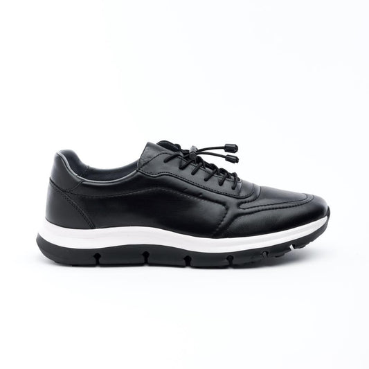 Lace-Up Genuine Leather Men's Sneakers 