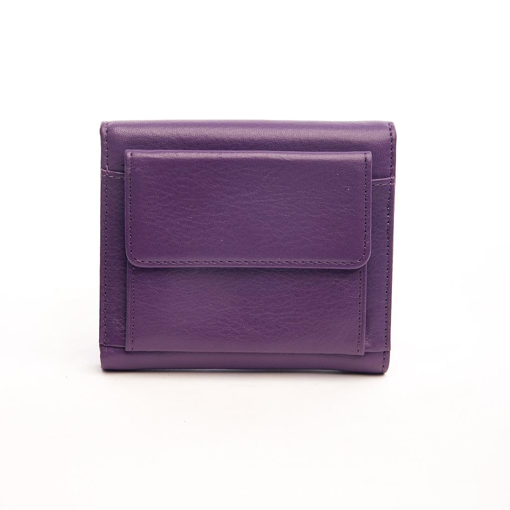 Genuine Leather Wallet with Coin Compartment and Card Holder