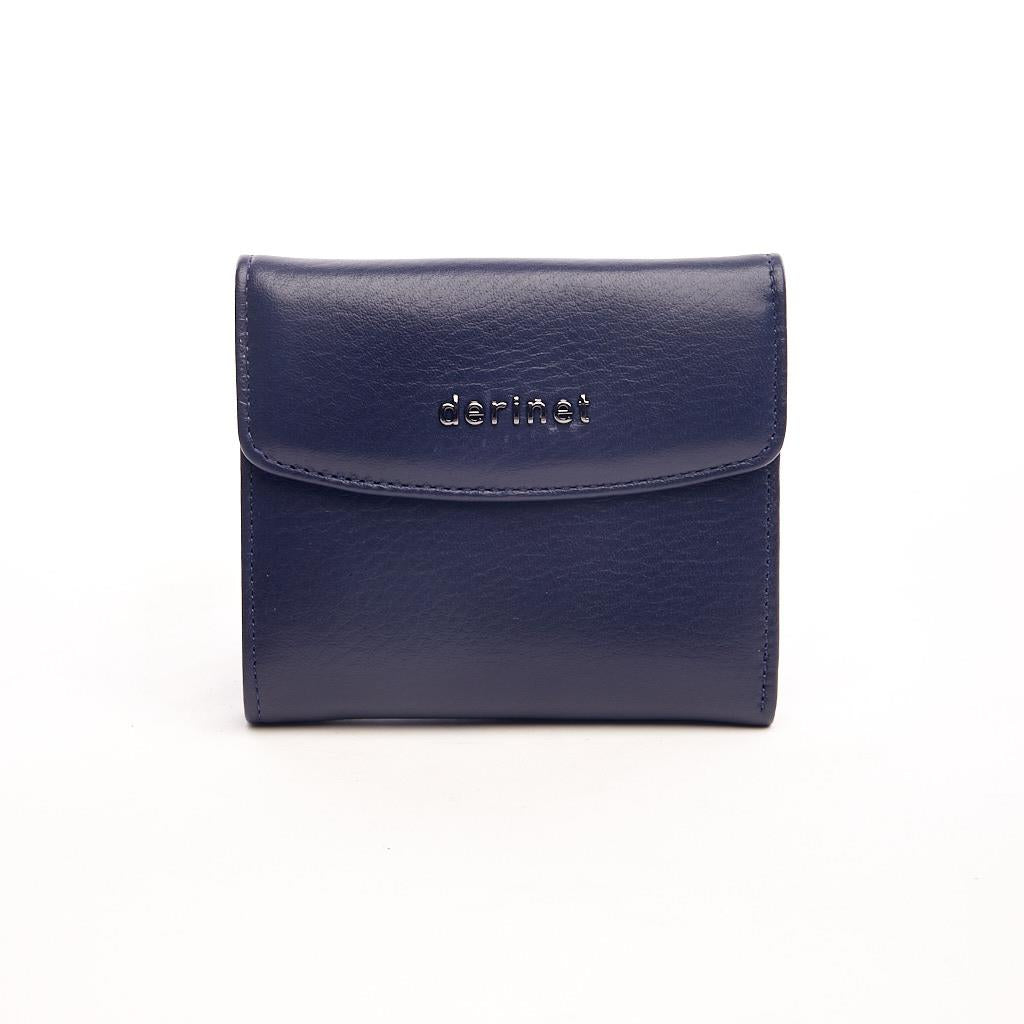 Genuine Leather Wallet with Coin Compartment and Card Holder