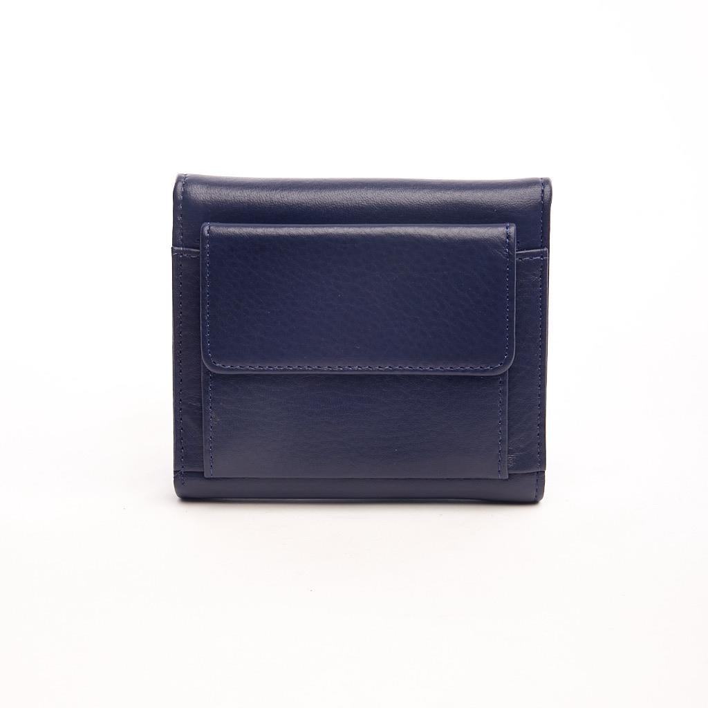 Genuine Leather Wallet with Coin Compartment and Card Holder