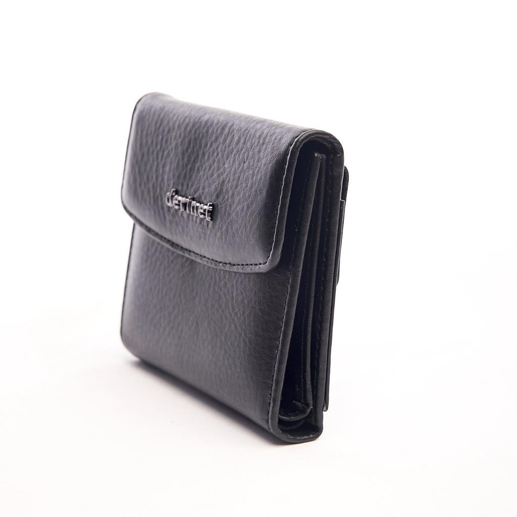 Genuine Leather Wallet with Coin Compartment and Card Holder