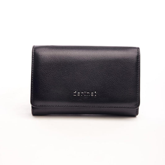 Genuine Leather Wallet with Coin Compartment and Card Holder