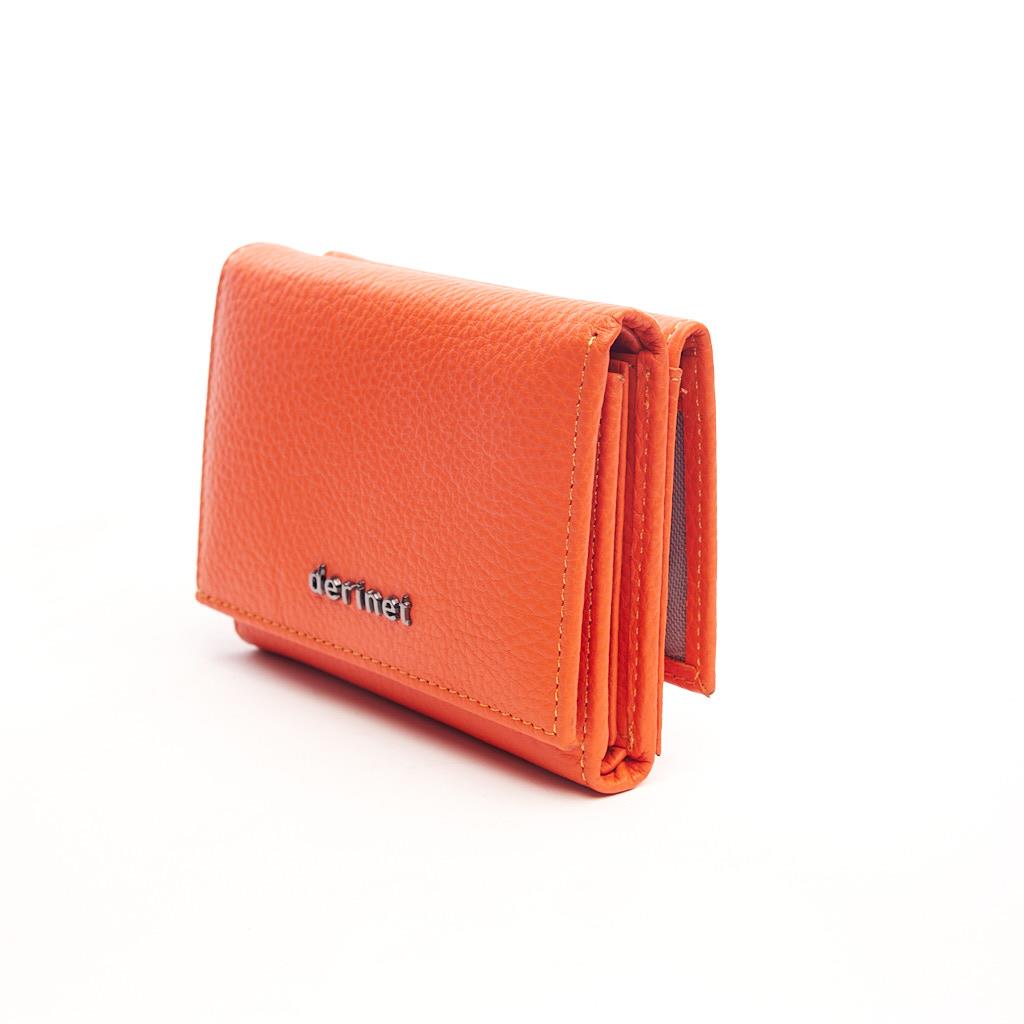 Genuine Leather Wallet with Coin Compartment