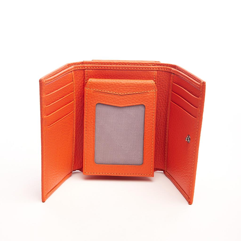 Genuine Leather Wallet with Coin Compartment