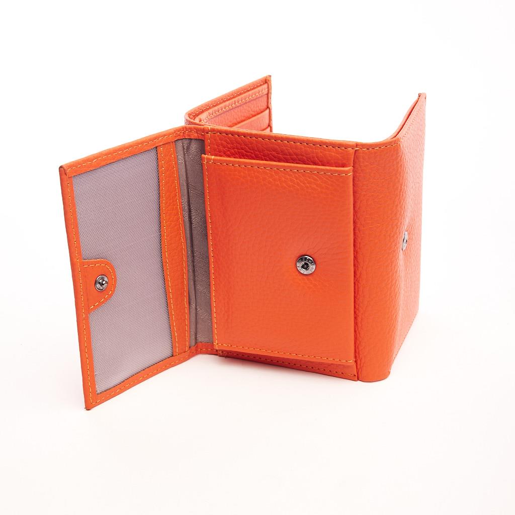 Genuine Leather Wallet with Coin Compartment