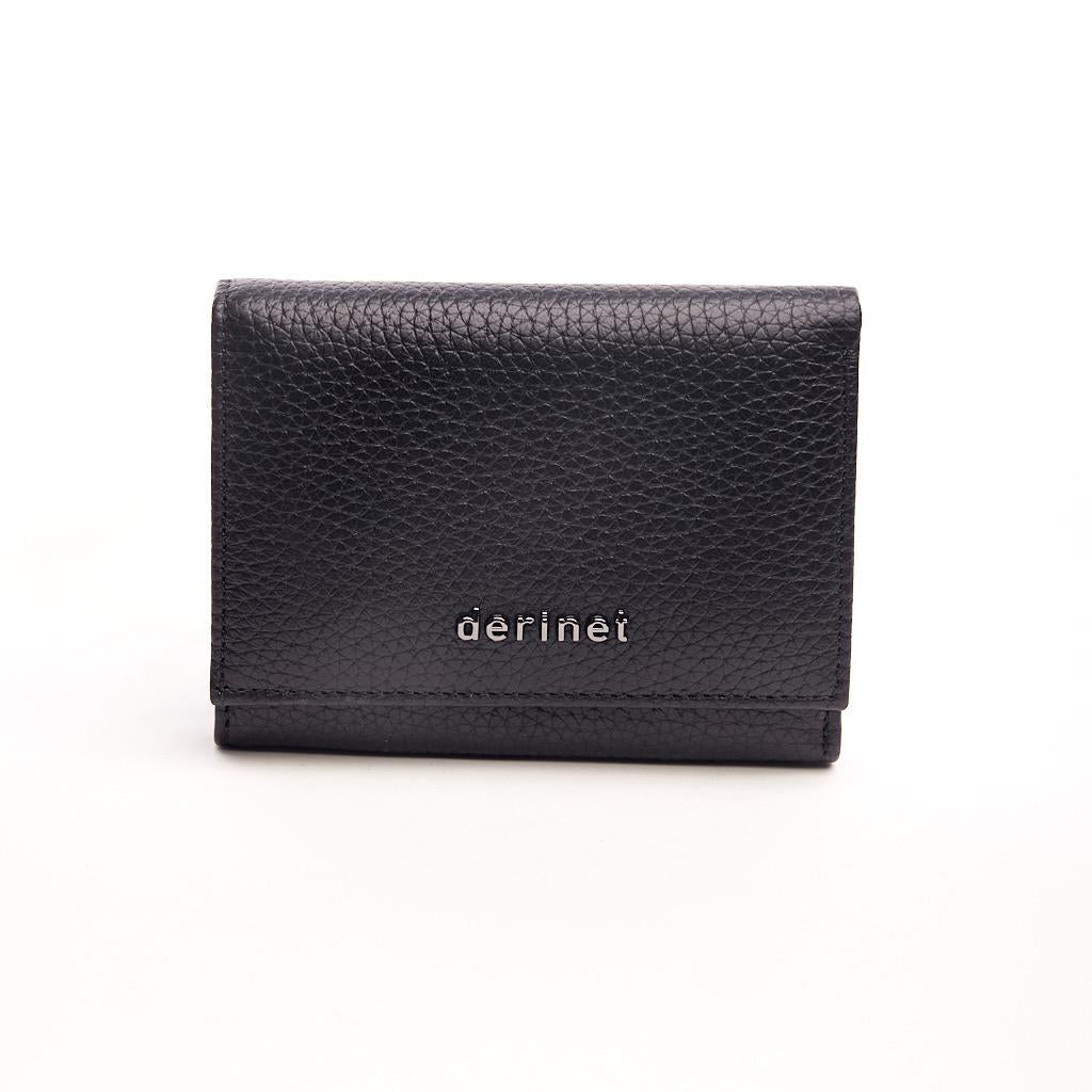 Genuine Leather Wallet with Coin Compartment
