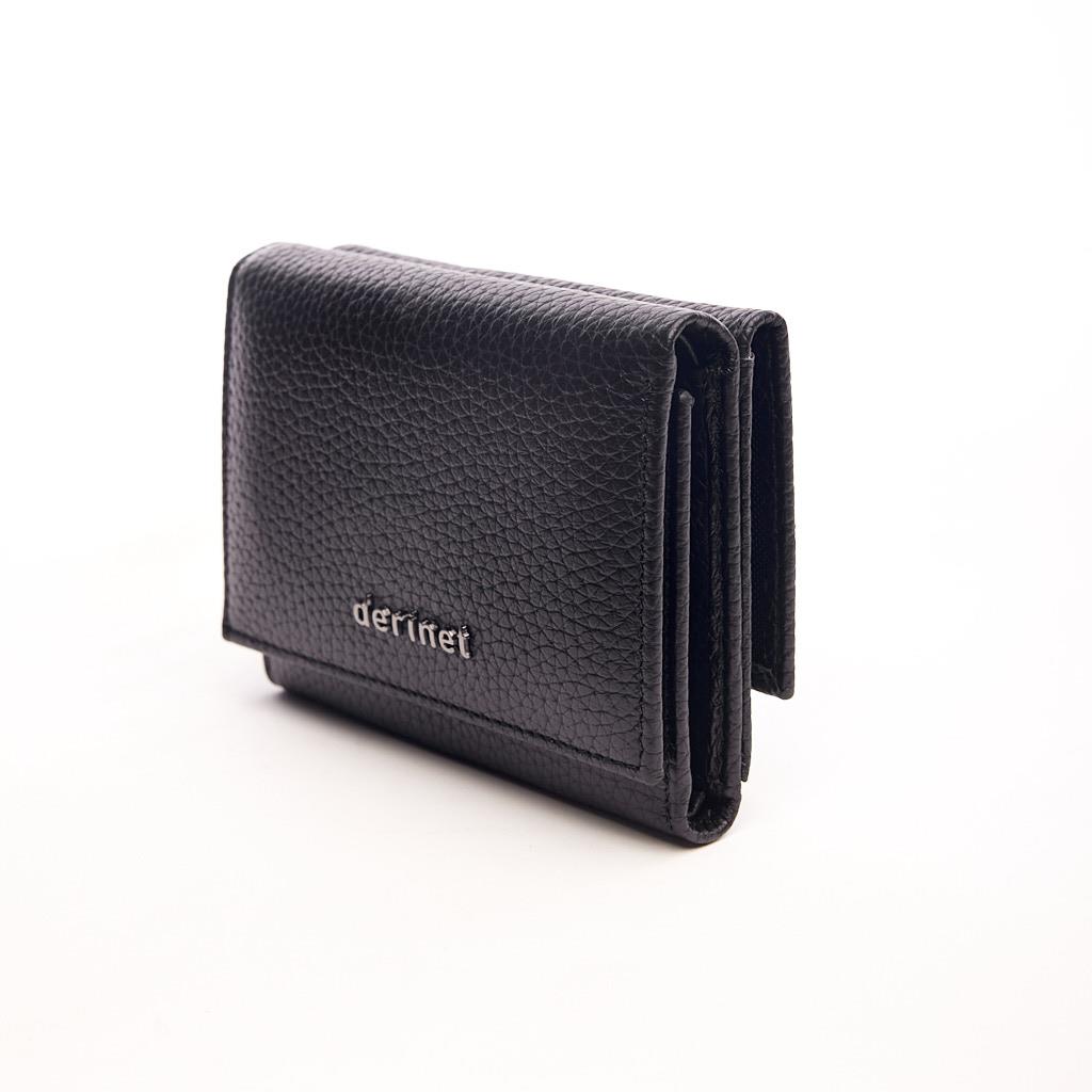 Genuine Leather Wallet with Coin Compartment