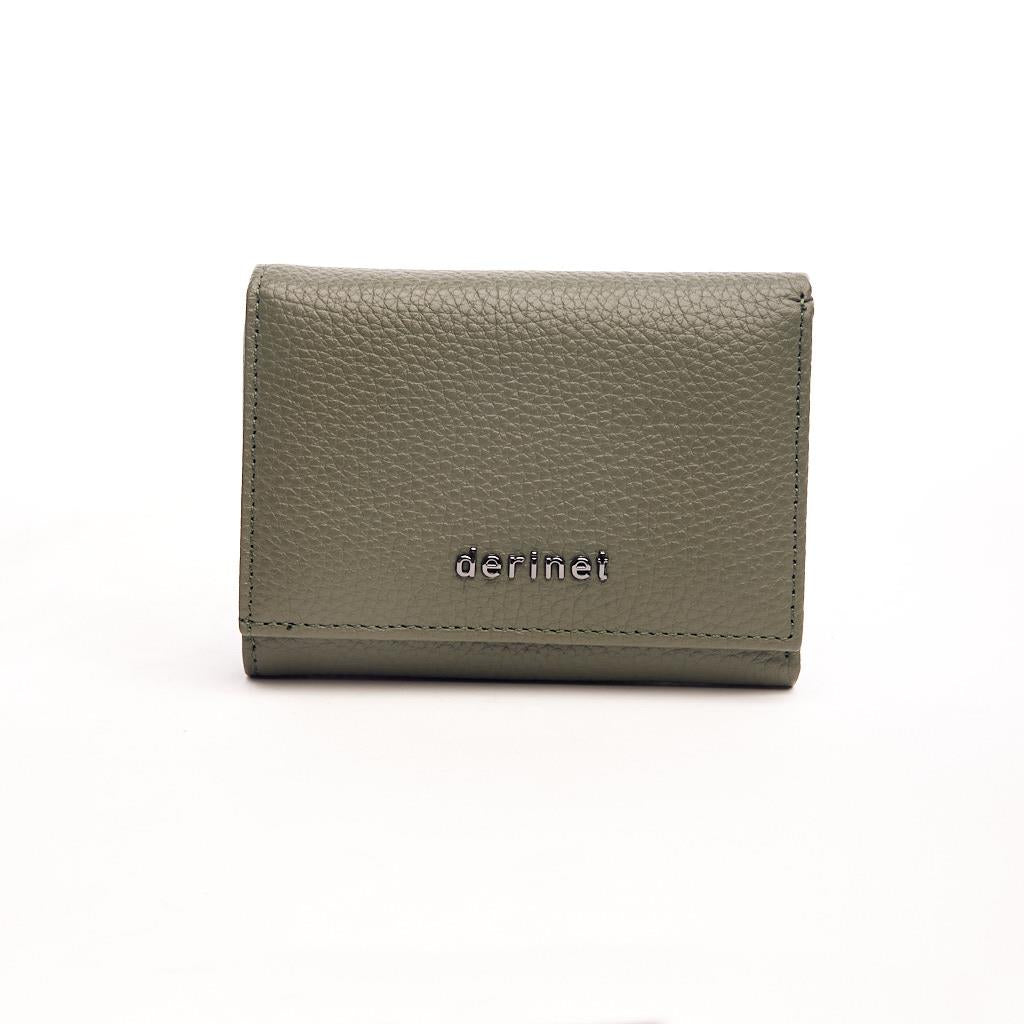 Genuine Leather Wallet with Coin Compartment