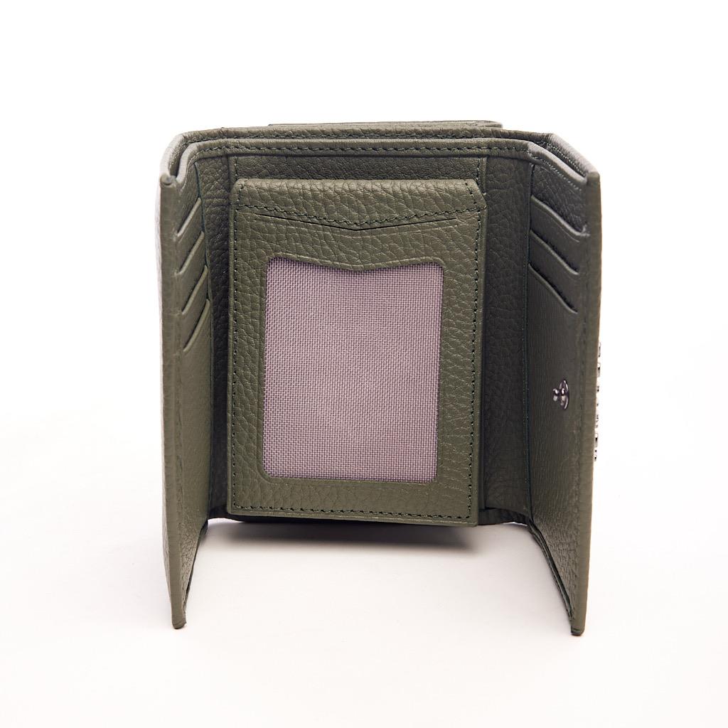 Genuine Leather Wallet with Coin Compartment