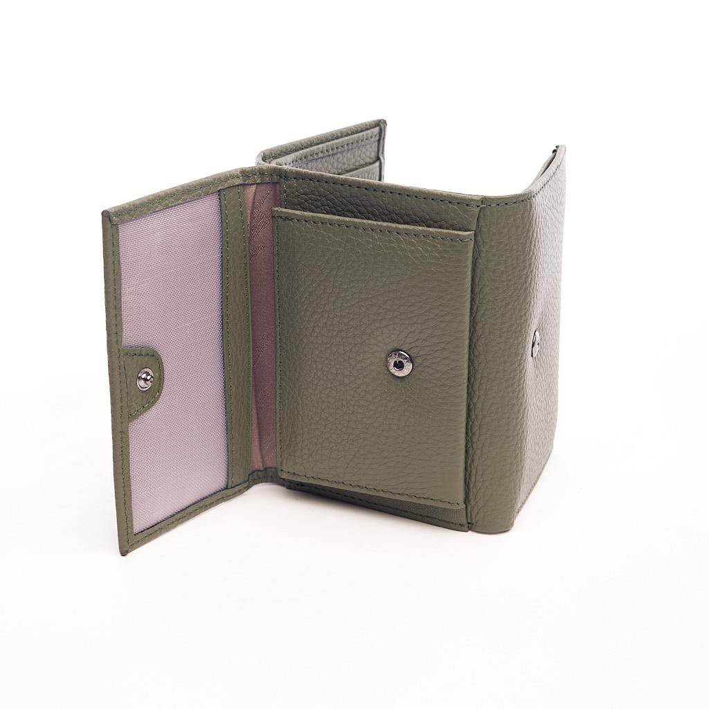 Genuine Leather Wallet with Coin Compartment