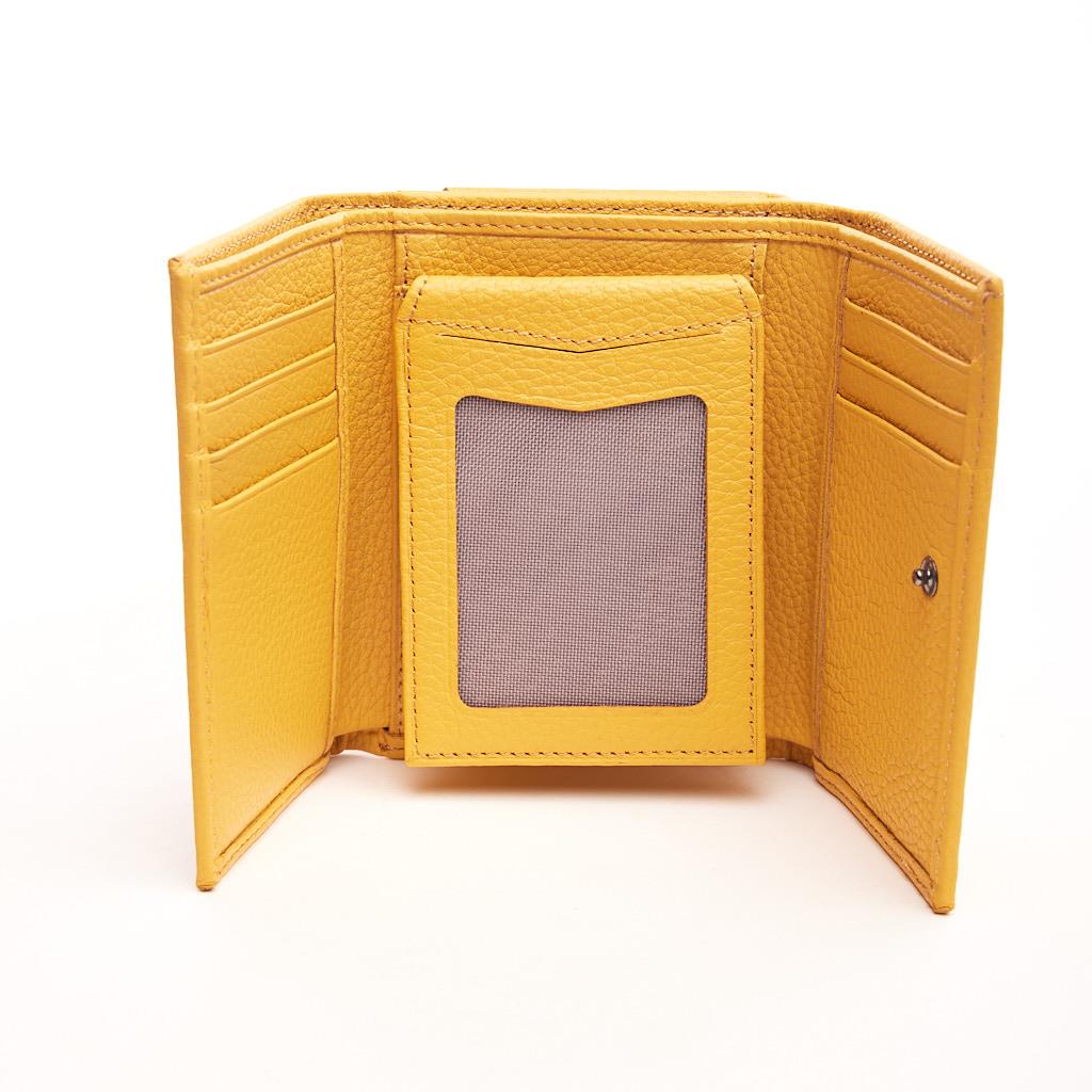 Genuine Leather Wallet with Coin Compartment