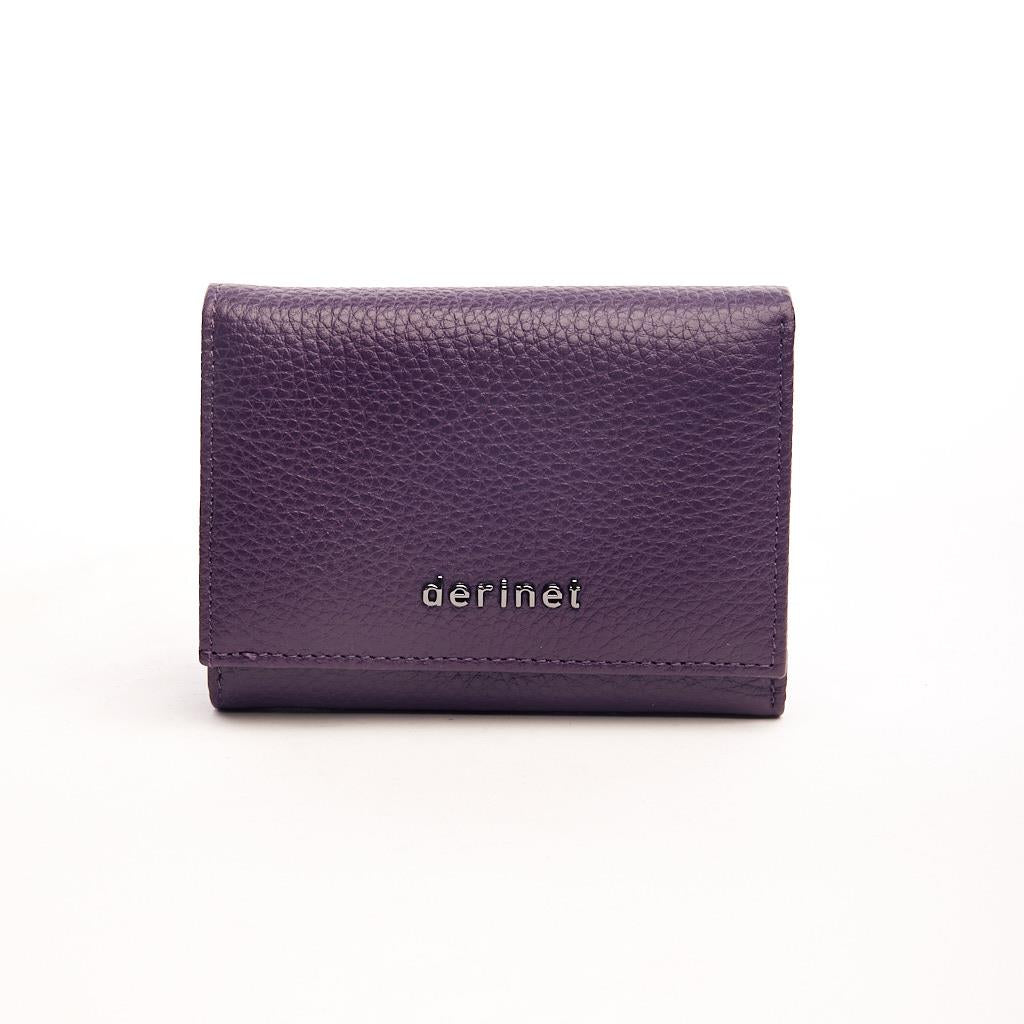 Genuine Leather Wallet with Coin Compartment