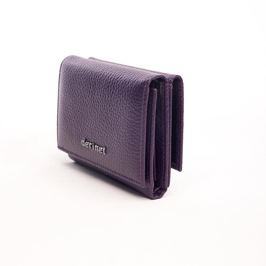 Genuine Leather Wallet with Coin Compartment