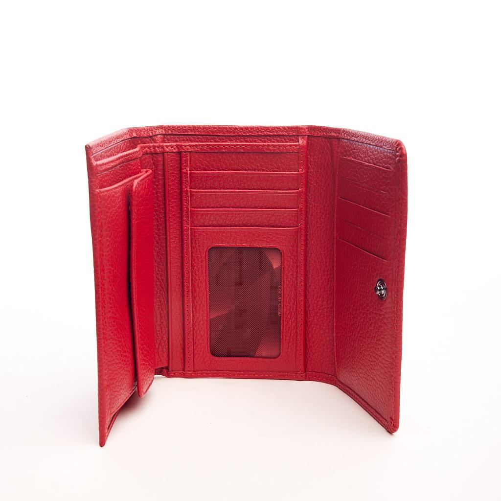 Genuine Leather Zippered Wallet with Coin Compartment and Card Holder