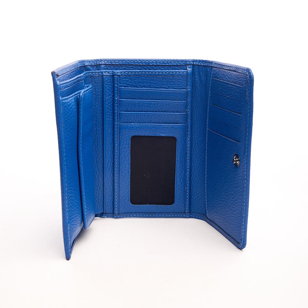 Genuine Leather Zippered Wallet with Coin Compartment and Card Holder