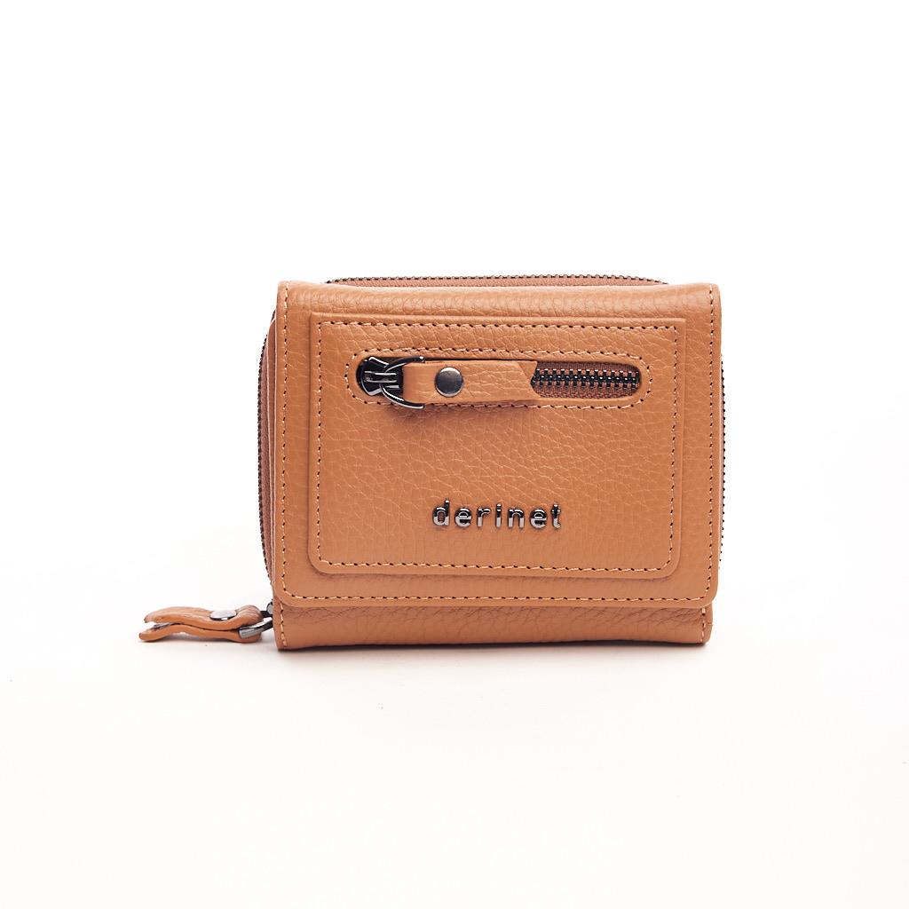 Genuine Leather Wallet with Coin Compartment and Card Holder