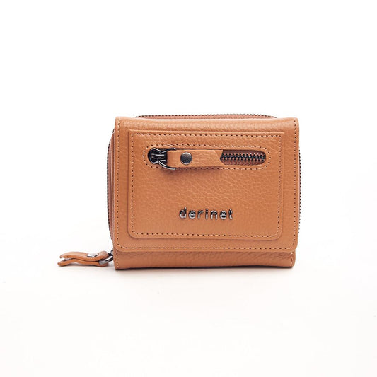 Genuine Leather Wallet with Coin Compartment and Card Holder