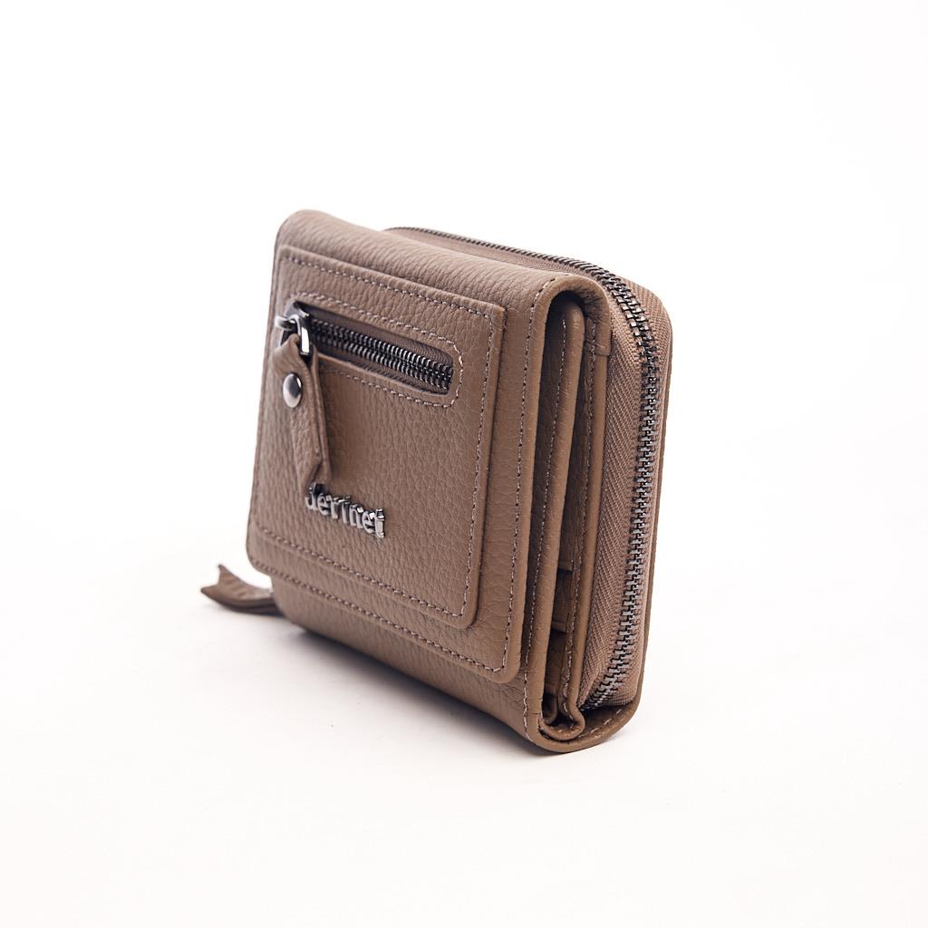 Genuine Leather Wallet with Coin Compartment and Card Holder