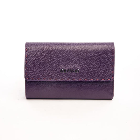 Genuine Leather Wallet with Coin Compartment and Card Holder