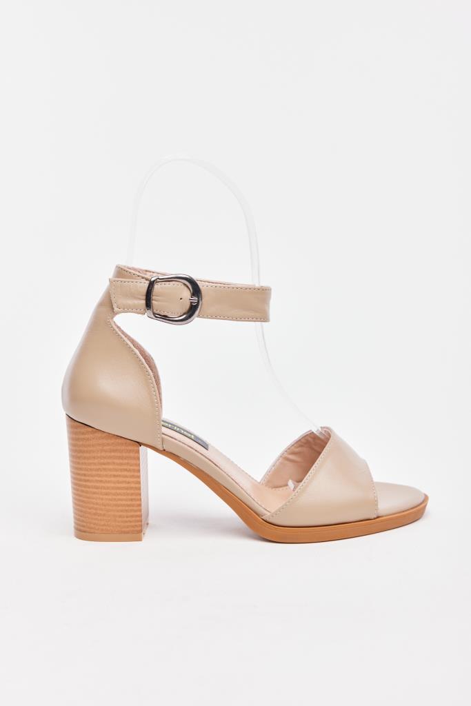 Genuine Leather Women's High Heel Evening Shoes 