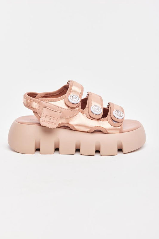 High Sole Velcro Women's Sandals