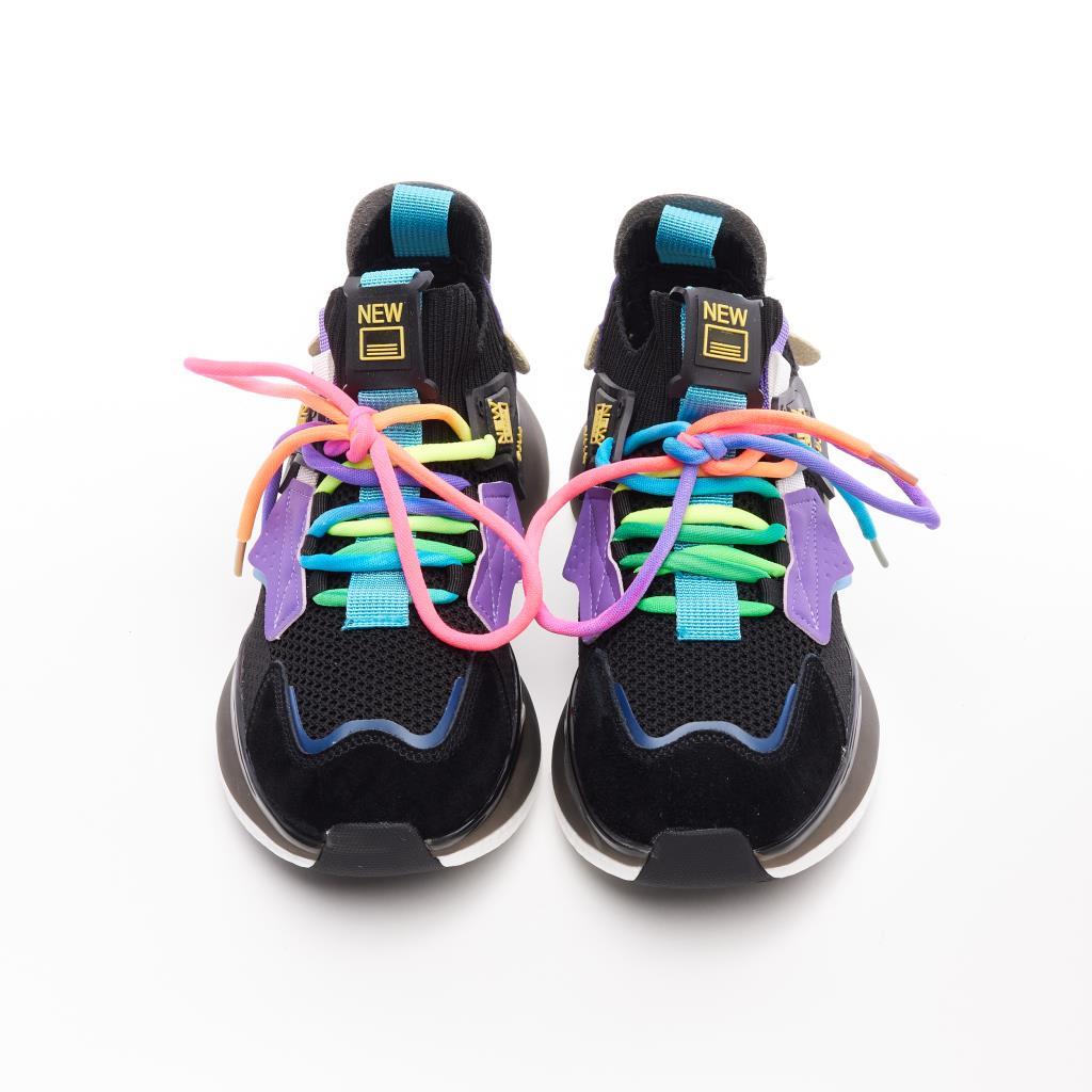 Multi Renkli Bağcıklı Kadın Sneaker