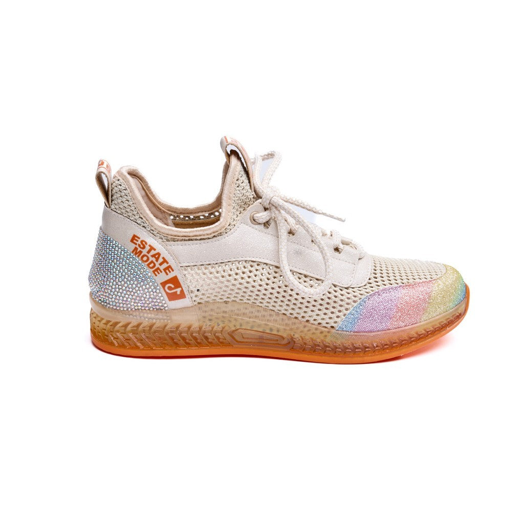 Bağcıklı Fileli Günlük Kadın Sneaker