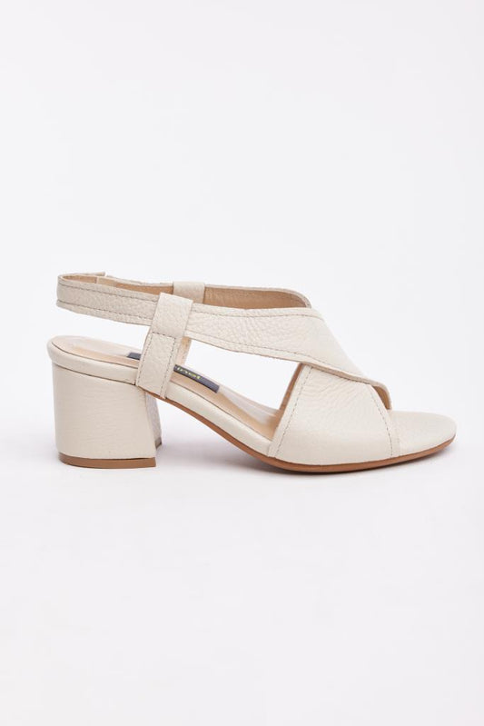 Genuine Leather Women's High Heel Sandals 