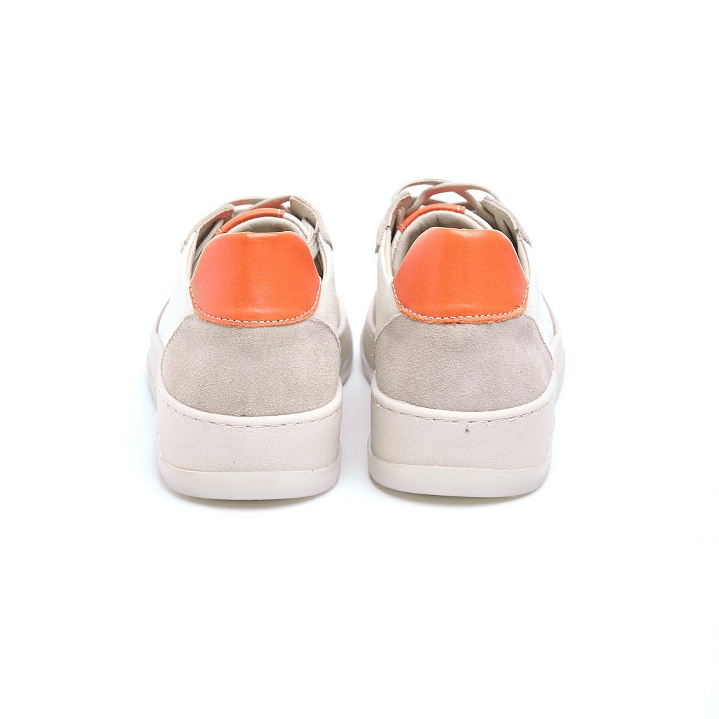 Hakiki Deri Bağcıklı Kadın Sneaker