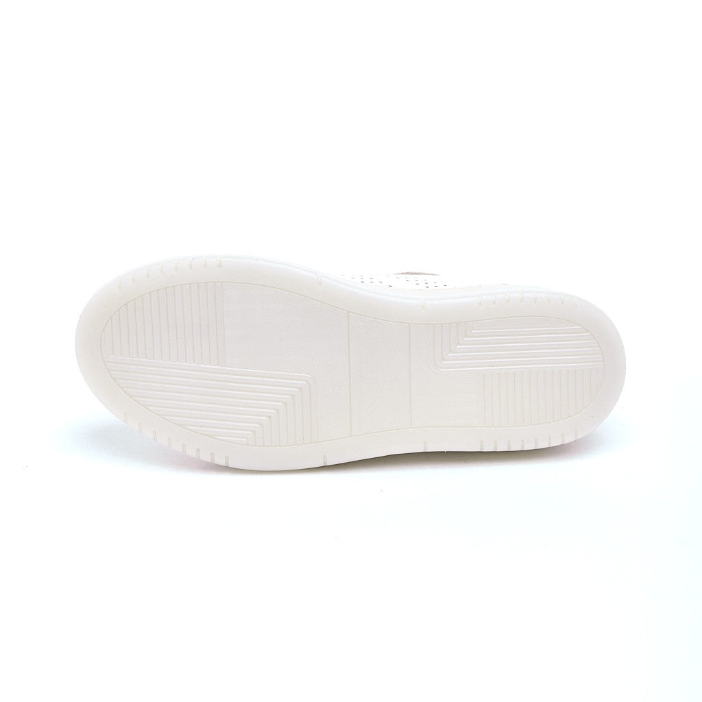 Hakiki Deri Bağcıklı Kadın Sneaker