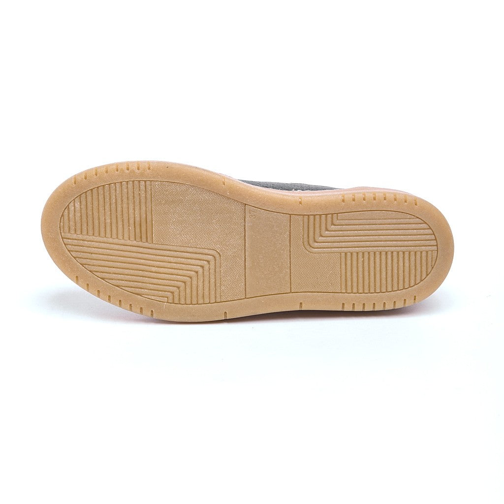 Hakiki Deri Bağcıklı Kadın Sneaker