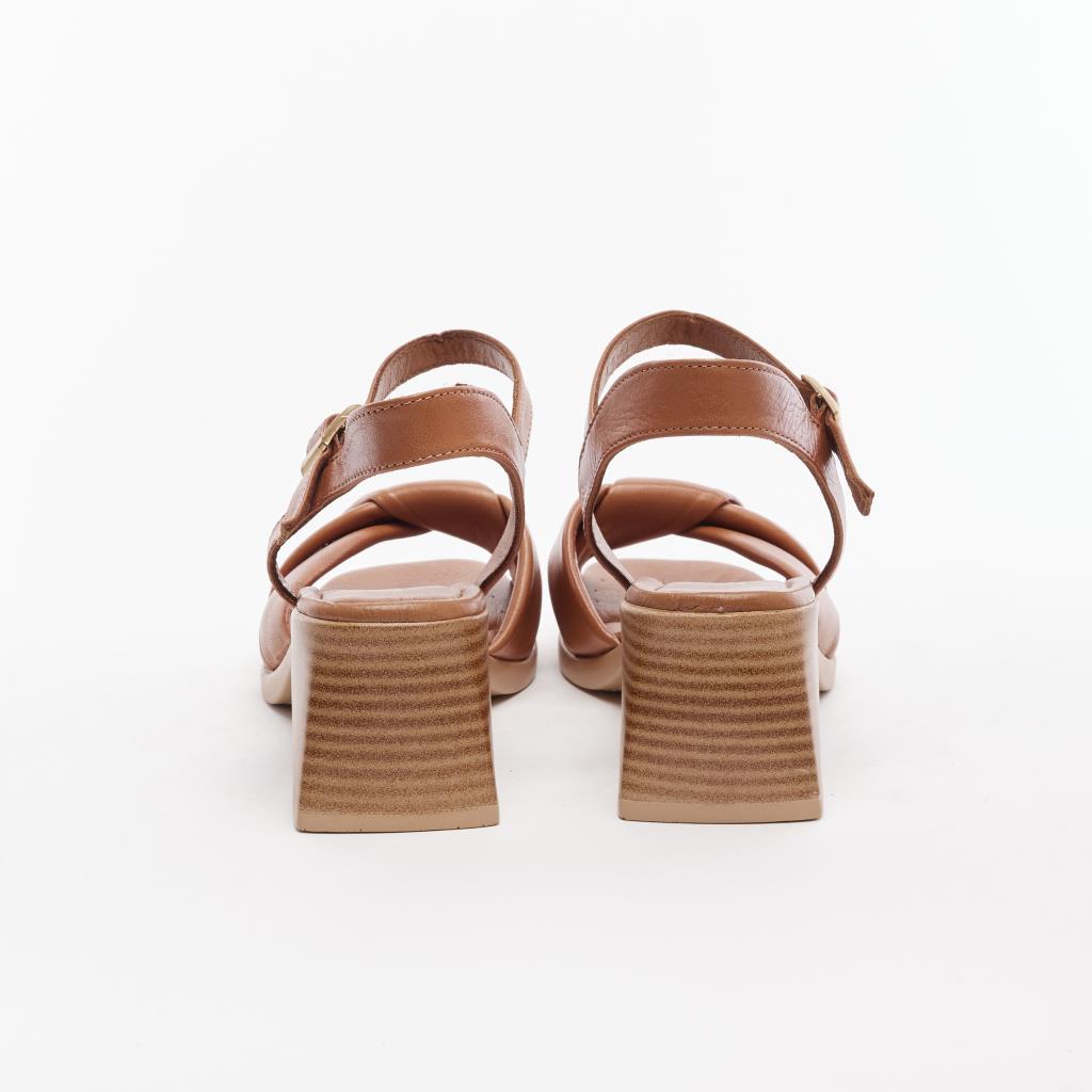 Genuine Leather Heeled Women's Sandals