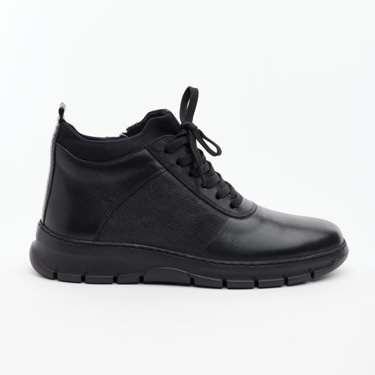 Genuine Leather Men's Zippered Boots 
