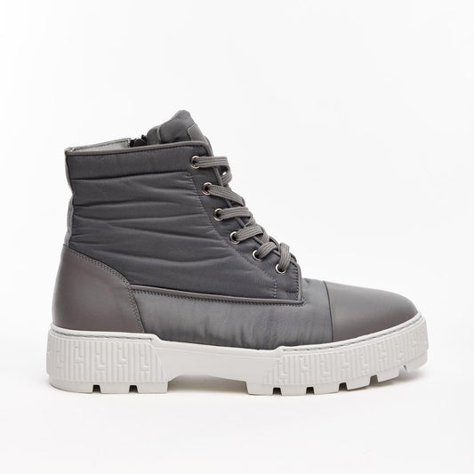 Textile - Genuine Leather Men's Sports Boots