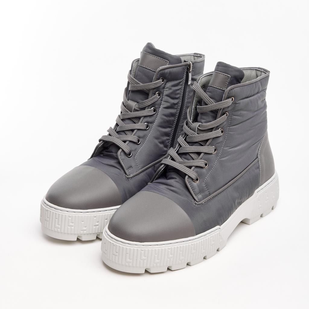 Textile - Genuine Leather Men's Sports Boots