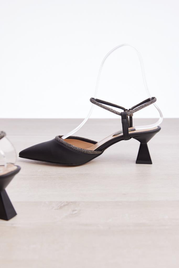 Women's Evening Shoes with Stone Accessories