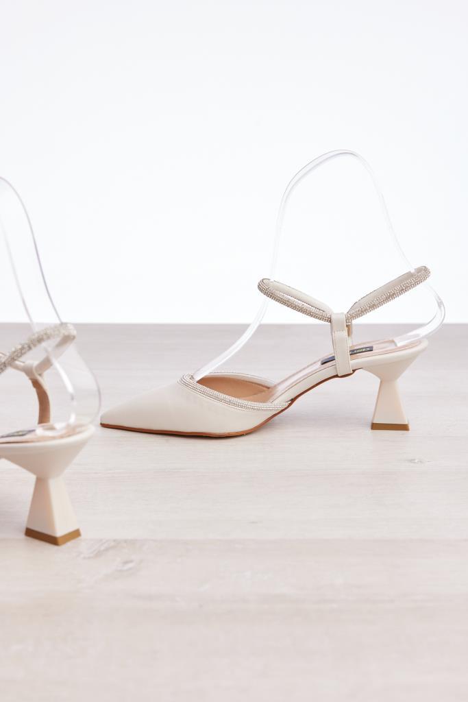 Women's Evening Shoes with Stone Accessories