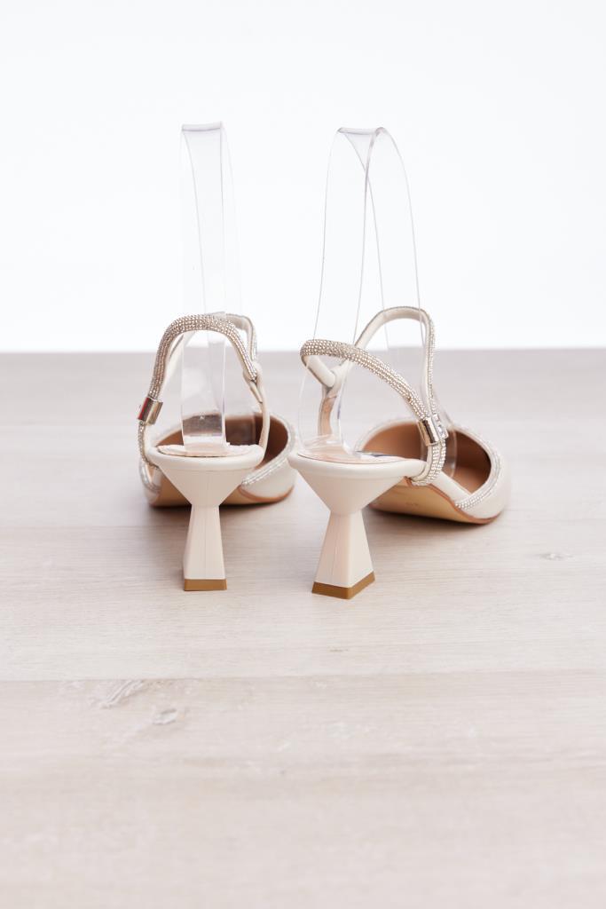 Women's Evening Shoes with Stone Accessories