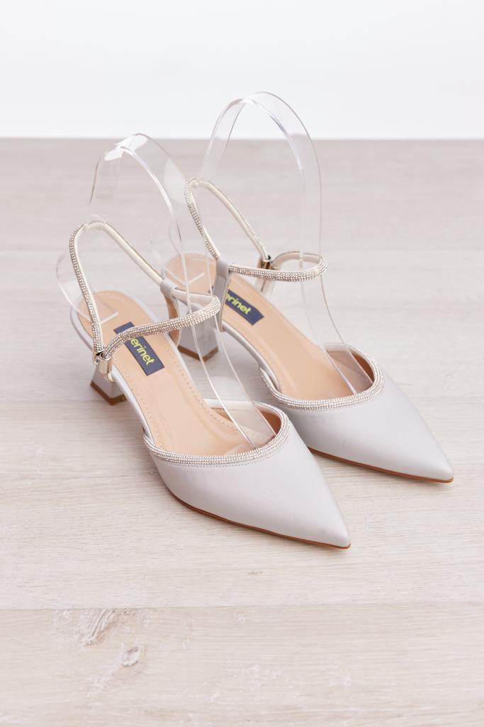 Women's Evening Shoes with Stone Accessories