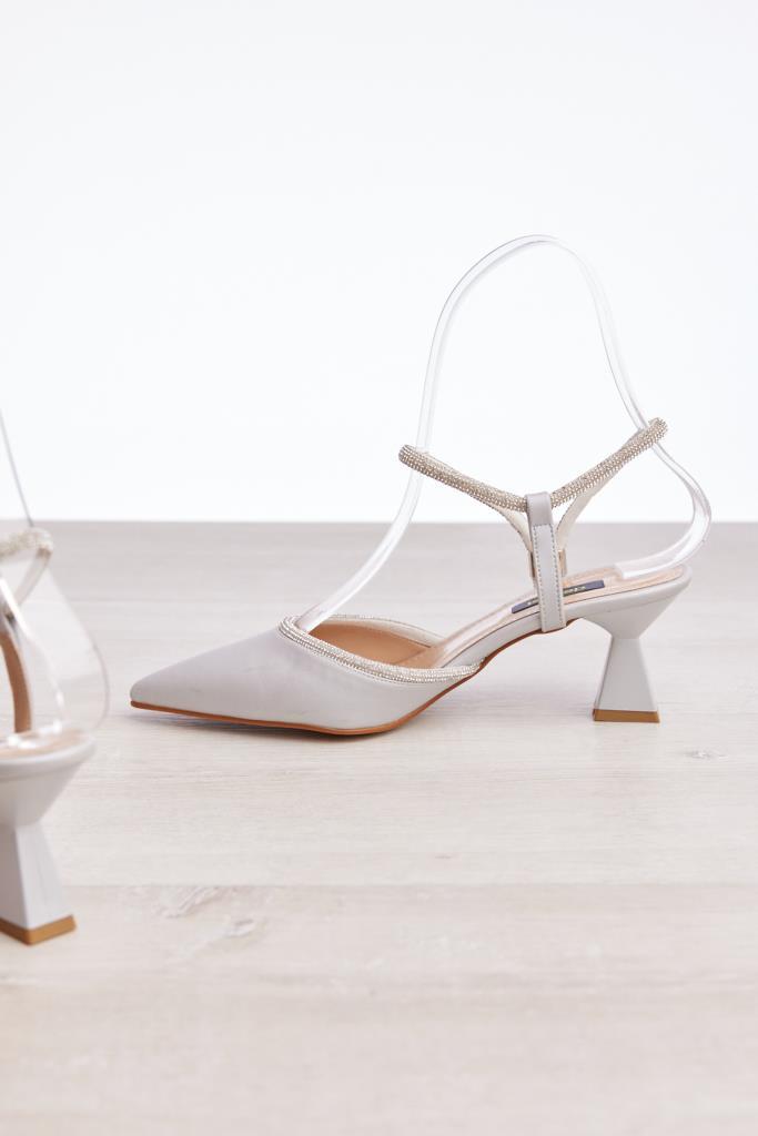 Women's Evening Shoes with Stone Accessories