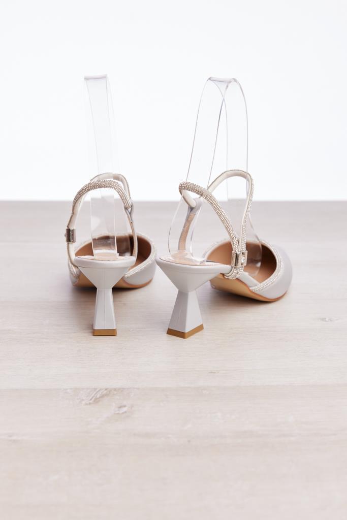 Women's Evening Shoes with Stone Accessories