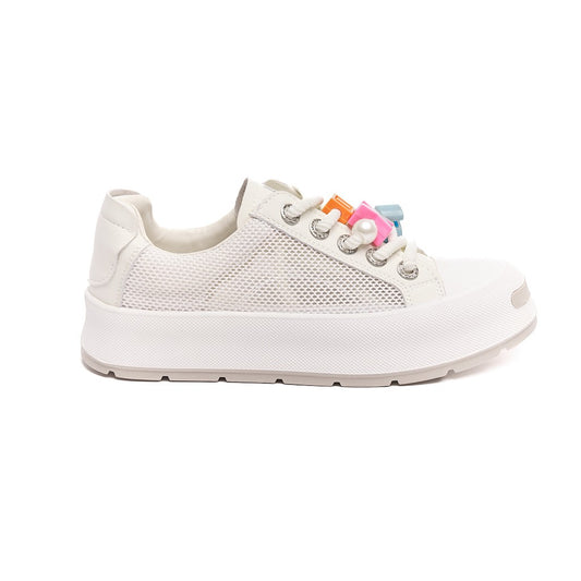 Bağcıklı Fileli Günlük Kadın Sneaker