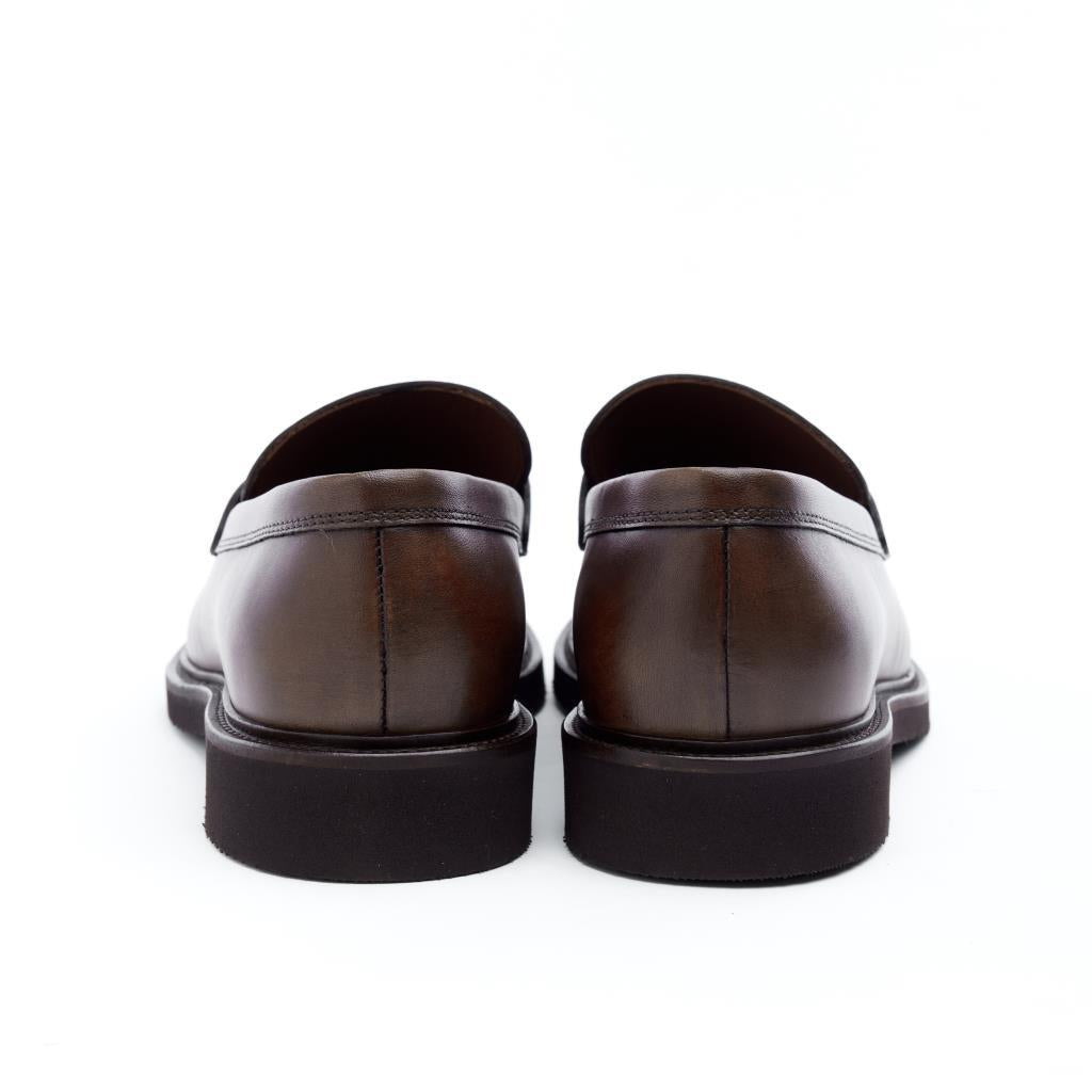 Genuine Leather Buckled Classic Men's Shoes