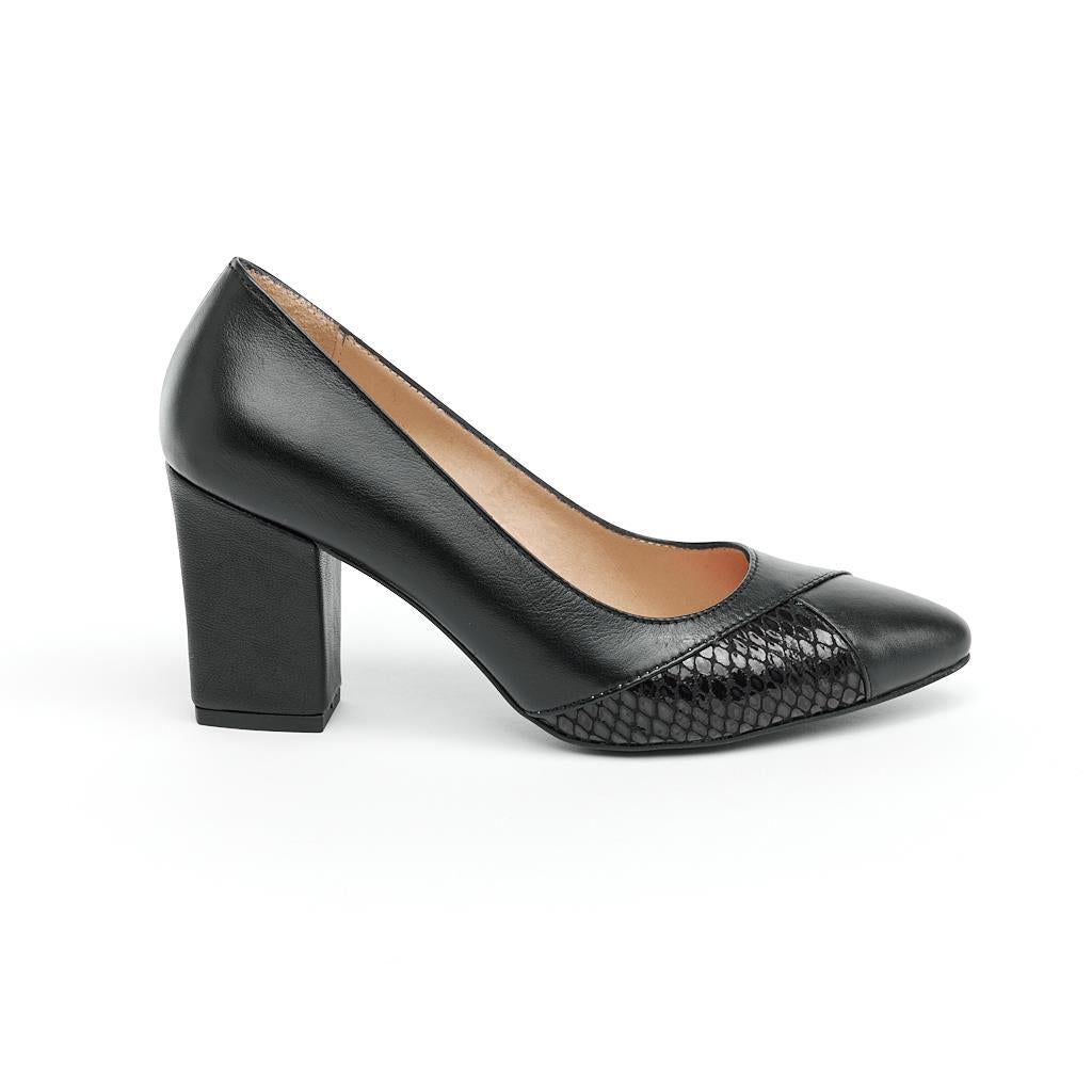 Genuine Leather Women's High Heel Shoes