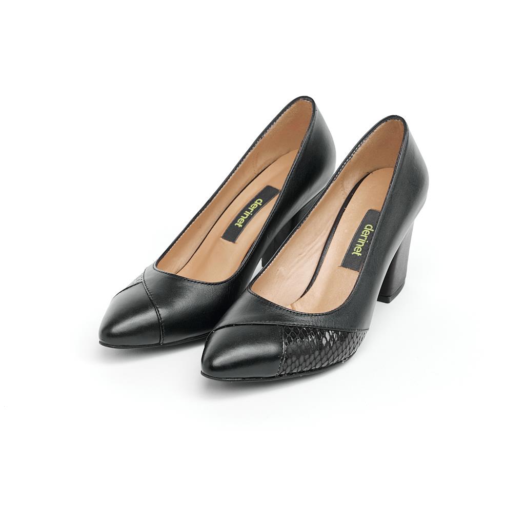 Genuine Leather Women's High Heel Shoes