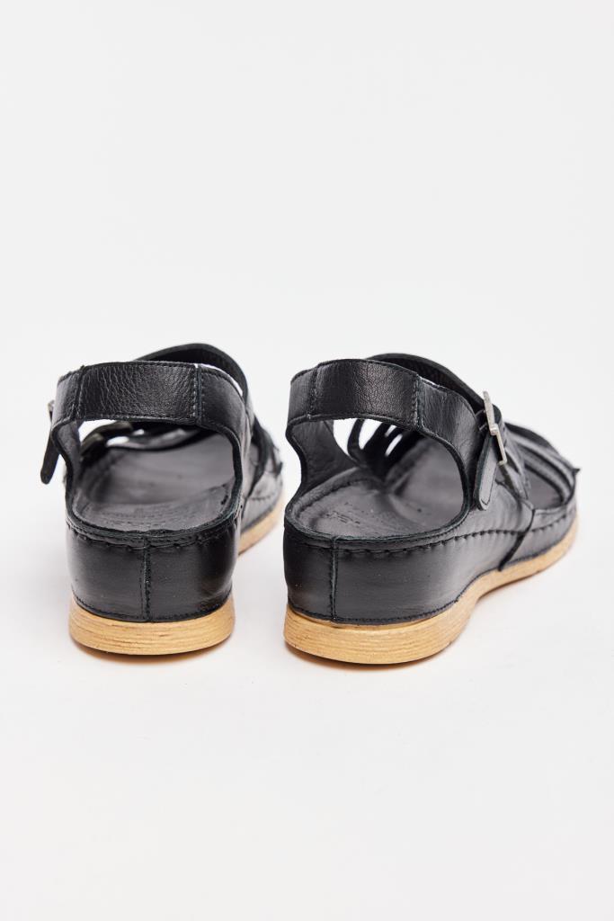 Wedge Sole Genuine Leather Colorful Women's Sandals 
